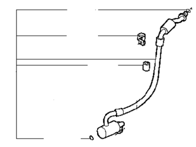 2008 Infiniti FX35 A/C Hose - 92480-CG000