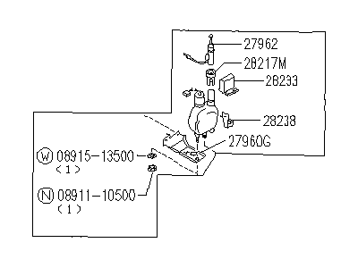 1990 Infiniti M30 Antenna - 28200-F6502