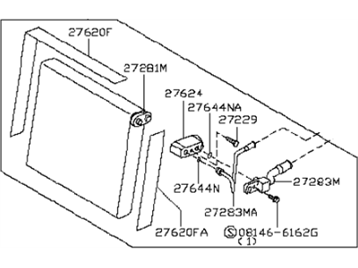 Infiniti Evaporator - 27280-JF10B