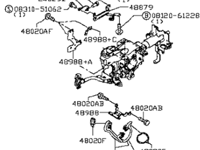 Infiniti Steering Column - 48811-6HA1A