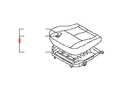 Infiniti 87350-AC811 FINISHER Seat