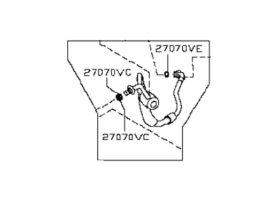 Infiniti Q70L A/C Hose - 92490-1MC0C