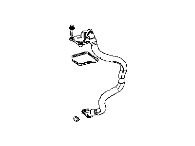 Infiniti 11823-5CA0B Blow By Gas Hose Assembly