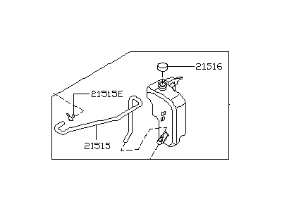 Infiniti Coolant Reservoir - 21710-4GD0A