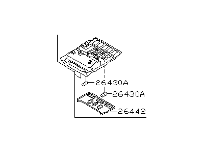 Infiniti 26430-AR108 Lamp Assembly-Map