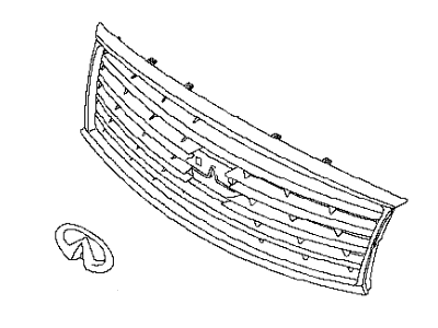 Infiniti Q70 Grille - 62310-1MA1B