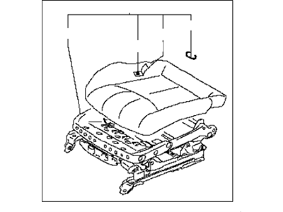 Infiniti Q60 Seat Cushion - 87350-1NV1C