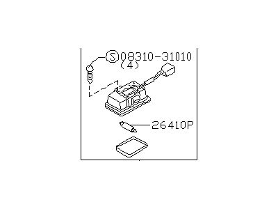 Infiniti 26460-6P007 Lamp Assy-Personal