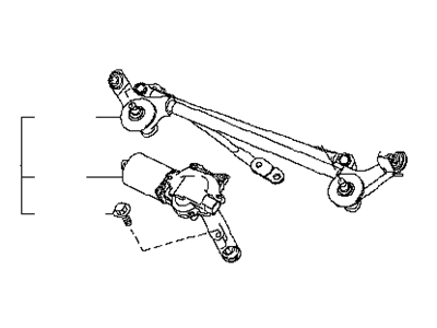 Infiniti 28800-JK61A WIPER Assembly Windshield