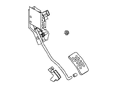 Infiniti 18002-AM813 Lever Complete - Accelerator, W/DRUM