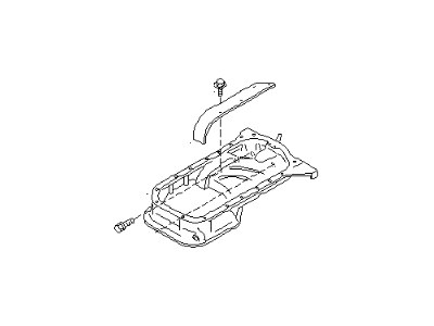 1996 Infiniti G20 Oil Pan - 11110-62J10