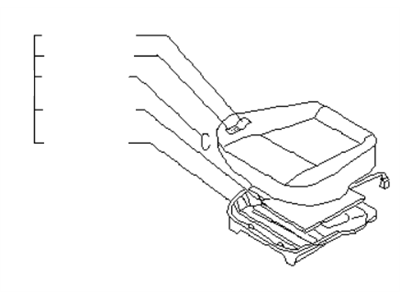 Infiniti 87350-4W061 Cushion Assembly_Front Seat