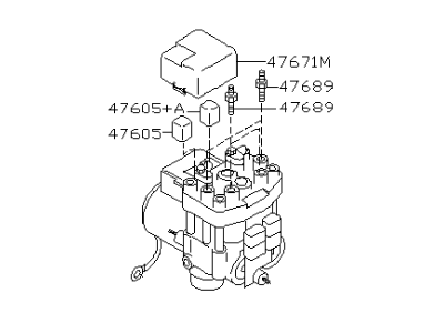 1994 Infiniti G20 ABS Control Module - 47600-62J00