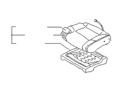 Infiniti 87350-F6601 Cushion Assembly-Seat,LH