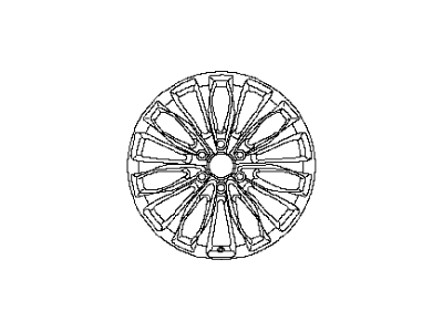 Infiniti D0300-1A70C Aluminum Wheel