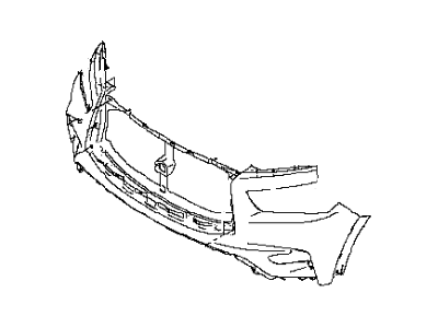 Infiniti 62022-3ZD0H Front Bumper Cover