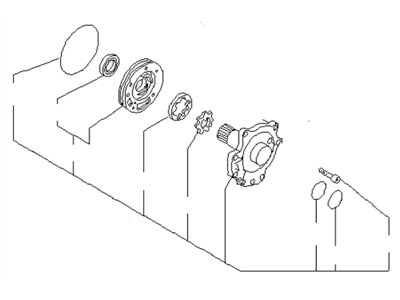 1996 Infiniti I30 Oil Pump - 31340-80X01