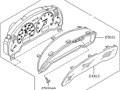 Infiniti 24810-CR910 Instrument Combination Meter Assembly