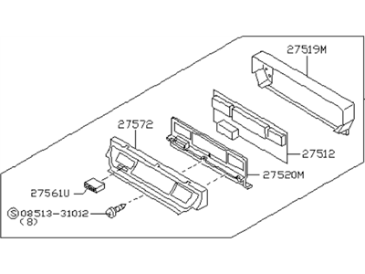 Infiniti 27760-AM600 Amplifier-Control,Air Conditioner