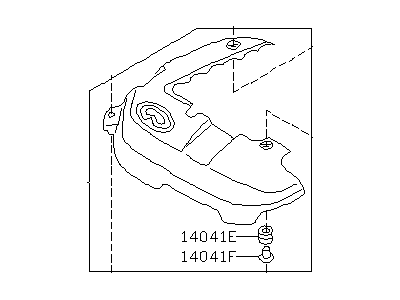 Infiniti 14041-4W010 Engine Cover-Motor Ornament Collector