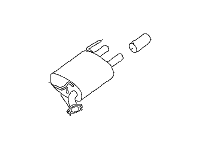 Infiniti 20100-EH300 Exhaust Main Muffler Assembly