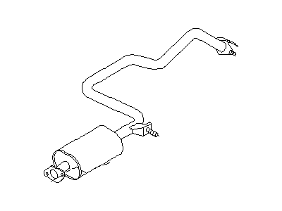 Infiniti 20300-0L701 Exhaust Sub Muffler Assembly