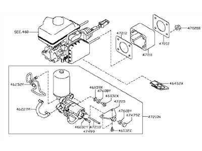 Infiniti QX80 Brake Booster - 46007-5ZA2B