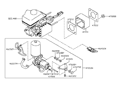 Infiniti 46007-5ZA3B Controller Assy-Brake