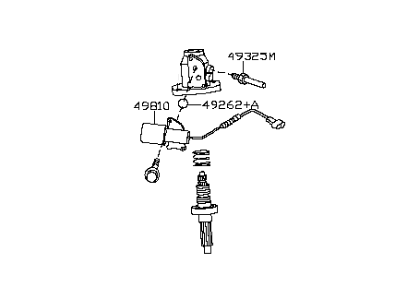 Infiniti 49210-AR210 Power Steering Gear Sub Assembly