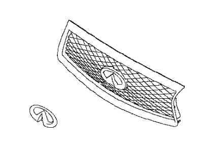 Infiniti Q50 Grille - F2310-6HH0J