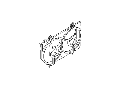 2013 Infiniti FX50 Fan Shroud - 21483-1BH0A