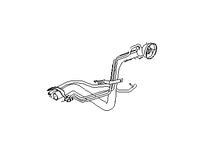 2002 Infiniti G20 Fuel Filler Hose - 17221-7J400