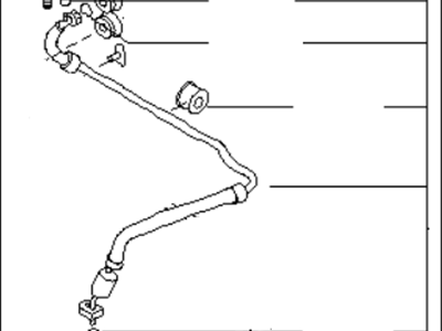 Infiniti J30 A/C Hose - 92480-10Y10