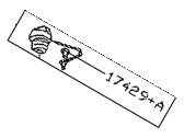Infiniti 17251-JL00A CAP ASSY - FILLER