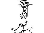 Infiniti 17040-1LA0B PUMP COMPLETE-FUEL
