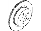 Infiniti 43206-5NA0A ROTOR-DISC BRAKE,REAR AXLE