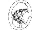 Infiniti 48430-1BA1A WHEEL ASSY-STEERING, LESS PAD