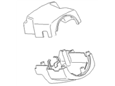 Infiniti 48470-F6622 COVER SET-STEERING COLUMN