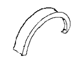 Infiniti 78860-5DA0A OVER FENDER-REAR RH