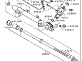 Infiniti 49200-1BA0A GEAR ASSY-POWER STEERING