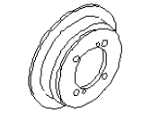 Infiniti 43206-1CA0A ROTOR-DISC BRAKE,REAR