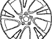 Infiniti 40300-3JA4A ALUMINUM WHEEL