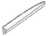 Infiniti 82871-EJ74A MOULDING-REAR DOOR,LH