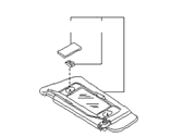 Infiniti 96401-13Y01 SUNVISOR ASSY-LH