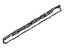 Infiniti 82838-1BA0A Seal-Rear Door Partition,RH