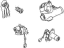 Infiniti 99810-10Y26 Key Set-Cylinder Lock