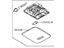 Infiniti 26410-1LA0A Lamp Assy-Luggage Lamp