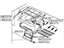 Infiniti 88300-ZQ18A Cushion Assembly-Rear Seat, RH