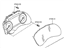 Infiniti 24810-5NA0A Instrument Combination Meter Assembly
