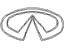 Infiniti 62890-5DA0A Front Emblem